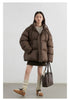 Women Down Coats Solid Loose Hooded 90 White Duck Down Down Jacket Puffs Female Outerwear Autumn Winter