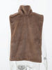 Brown Fluffy Faux Fur Jacket Women Lapel Long Sleeve Loose Warm Coat Winter Lady High Street Outerwear