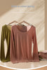 Seamless Thermal Underwear Women Sexy Ladies Autumn Winter Bottoming Shirt Trousers Female Single Layer Thermal Shaping Clothes