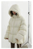 Women Down Coats Solid Loose Hooded 90 White Duck Down Down Jacket Puffs Female Outerwear Autumn Winter