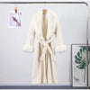 Lace-Up Long Overcoat Women's Coat Office Lady Elegant Woolen Furry Patchwork Long Sleeve Coats Loose Cardigan Jackets