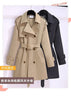 Trench Coat Women's Suit Collar Coat Spring Autumn Female Long Jacket Waist Temperament Windbreaker Overcoat