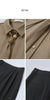 Minimalist Women Stripe Shirt Autumn Lapel Concealed Placket Loose Wide Leg Pants Casual Trousers Separate 12623109