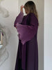 Middle-East Abaya Muslim Flare Sleeve Casual Arabian Pleated Open Front Abayas Turkey Kaftans Women Jilbabs Islamic Maxi Dresses