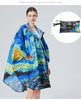 Big Size Women Leopard Raincoat Lightweight Rain Coat Poncho Ladies Waterproof Cloak Raincoats Adults Windproof Rainwear