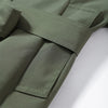Spring Women's Solid Lace Up Trench Coat Stand Collar Double Breasted Jacket Stylish Lady Long Sleeve Outerwear Street