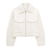Women's Winter Tweed Jacket Women Coat Autumn Suede Demi-season Fleece Jackets for Women Zipper Coats Outerwear