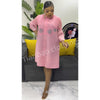 Autumn and Winter Africa Women's Clothing Solid Color Splicing Dress Pleated Loose Women's Cardigan Dresses