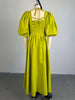 Women Long Lantern Sleeve Square Collar Big Swing Long Maxi Dress Fall Birthday Sexy Party Evening Dresses Vestidos