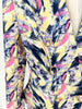 High Street Designer Jacket Women's Feather Printed Collarless Blazer