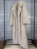 Colorful Women's Furry Coat Rose Pink Faux Fur Coat Suit Collar Autumn Winter Thick Cardigan Long Overcoat Chic 2DB5859