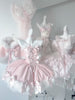 Winter Glitter Sequined Tweed Tube Top Dress Hooded Fur Cape Jacket Girl Women's Cute Bow Year Furry Cloak Dress Set