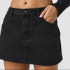 Washed Denim Skirt Women Simple All-match Girl Mini Skirts Temperament Commuting Style Female Clothing