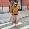 Houndstooth Blazer Set Women Lapel Collar Full Sleeve Coats Loose Long Trouser Lady Vintage Two Piece Outfit