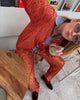 Sequin Loose Pants Two Piece Sets Women Patchwork Long Sleeve Shirt And Trouser Female Elegant Long Pants 2 Piece Sets