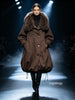 Lagabogy Real Raccoon Fur Puffer Jacket Outerwear Women Long Thick Warm White Duck Down Jacket Female Loose Parkas