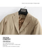 Preppy Style Slim Fit Solid Blazer Woman Double Button Turn-Down Collar Blazers Women Spring Autumn Basic Student JK Suit Coat