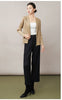 Casual Zipper Hooded Pleated Women's Jacket Spring Loose Solid Color Zipper Design Niche Cardigan Coat 2DB6163