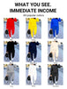2 Pcs Hoodies Set Women California 1850 Letter Print Sweatpants Fleece Pocket Sweatshirt Jogging Outfits Winter Loose Clothes