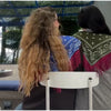 Women Bandana Print Blazer Jacket Triangle Scarf Tassel Fringe Back Loose Suit Coat Casual Office Lady Chic Jacket