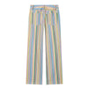 Mujer Striped Baggy Jeans Woman Low Rise Wide Leg Jeans Pants for Women Boyfriend Jeans Women Straight Women's Denim Pants