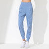 Woman Yoga Pants Loose Slim Quick-Dry Yoga Pants Pleated Hem Bound Running Fitness Capris Pockets Jogging Pants Sports Pants