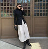 Casual Loose Jogger Bloomers Pants Women High Waist Trousers Female Loose Pleated Bloomers Pants Streetwear