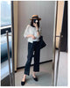 Style High‑Quality Women Pleated Blazer, Lapel Single Button Short Long‑Sleeve Coat, Casual Elegant Outerwear