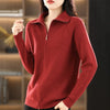 Autumn Winter Long Sleeved Knitted Cardigan Woman Zipper Casual Knitting Sweater Jacket Female Knitwear Top