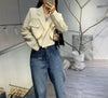 Crop Black Short Clothing Women's Blazers Female Coats and Jackets White Outerwear Youthful Woman Clothes Korean Bring