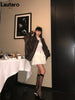 Spring Autumn Cool Handsome Retro Oversized Distressed Brown Soft Faux Leather Jackets for Women Zipper Runway
