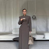 Elegant Shawl Collar Lace Up Long Woolen Coat Women Full Sleeve Belt Lapel Thick Overcoat Autumn Winter Lady Chic Outwear