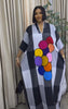 African Plus Size Dresses for Women Spring Autumn V-neck Half Sleeve Wedding Party Evening Christmas Long Dress Robes Gowns
