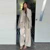 Sequined Tassel Oversized Shawl Tops Women Sexy Roud Neck Long Sleeve Shining Loose Fitting Capes Chic Ladies Partywear Clubwear