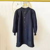 Spring Pleated Single Breasted Cardigan Coat For Women Casual Elastic Loose Mid-Length Coat 2DB5482