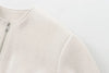 Mujer Red Zipper Bomber Jackets for Women Soft Cropped Jackets Woman Long Sleeve Woman's Sports Jacket Outerwears