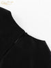 Casual Black Satin Women'S Dress O-Neck Long Sleeve Ankle Length Dresses Elegant Classic Solid Female Dress