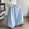 Girls Korean Wide Leg Pants Female Chic Designer High Waist Trousers Lady Baggy Thin Casual Daily Pants