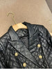 Black Elegant Suit Jacket Ladies Casual Double Breasted Women's Blazer Office Work Casual Female Outerwear
