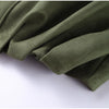 Chic Green Suede Lace Up Jackets Women Loose Stand Collar Belt Long Sleeve Buttons Coats Autumn Winter Lady Outwear