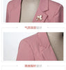 Spring Autumn Jackets Women Blazer 2026New Solid Slim Office Short Blazer Women Elegant Single Button Formal Blazer Coat