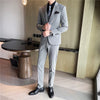 Suit Suit Men's Three-piece  Korean Version Slim Business Casual Small Suit Jacket Groom's Wedding Dress Men Suit
