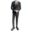 Suit Suit Men's Three-piece  Korean Version Slim Business Casual Small Suit Jacket Groom's Wedding Dress Men Suit