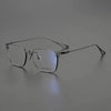 Ultra Light Pure Titanium Glasses Frame Men Vintage Square Prescription Myopia Big Eyeglasses Frame Male Luxury Brand Eyewear
