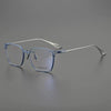 Ultra Light Pure Titanium Glasses Frame Men Vintage Square Prescription Myopia Big Eyeglasses Frame Male Luxury Brand Eyewear