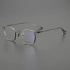 Ultra Light Pure Titanium Glasses Frame Men Vintage Square Prescription Myopia Big Eyeglasses Frame Male Luxury Brand Eyewear