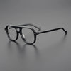 Vintage Acetate Eyeglasses Frame Men    Pilot Prescription Myopia Glasses Frame Women Retro Japan Luxury Brand Big Eyewear