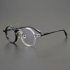 Vintage Acetate Glasses Frame Men Round Prescription Myopia Optical Eyeglasses Women 2022   Retro Luxury Spectacles Eyewear