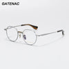 Vintage Pure Titanium Eyeglasses Frame Men    Myopia Prescription Glasses Frame Women Ultra Light Luxury Brand Eyewear