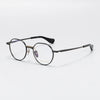 Vintage Pure Titanium Eyeglasses Frame Men    Myopia Prescription Glasses Frame Women Ultra Light Luxury Brand Eyewear
